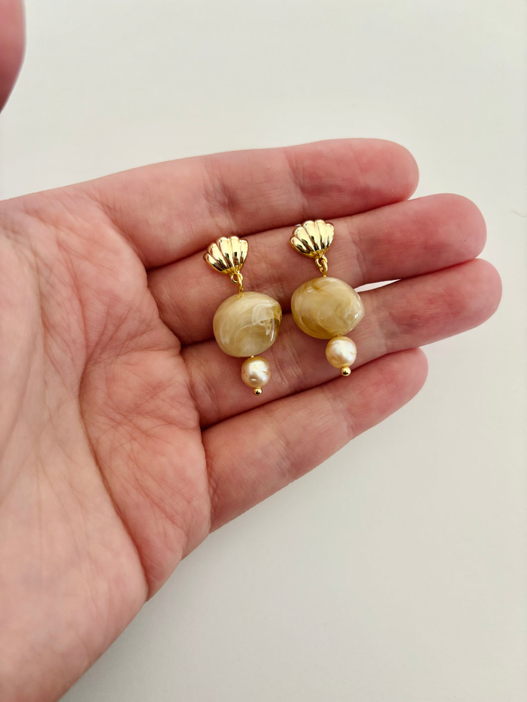 Beach Swirl Dangles