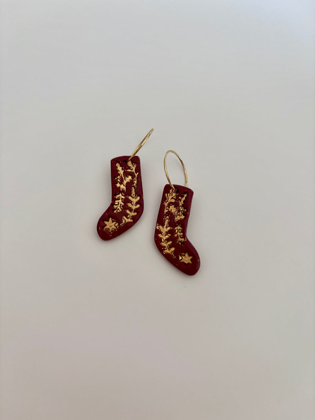 Gilded Stocking Hoops