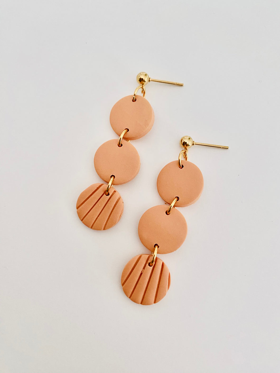 Tangerine Tiered Dangles